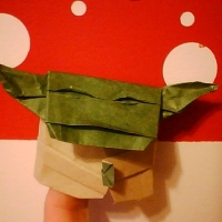 Finally! Instructions for folding an Origami Yoda like the one on the cover!