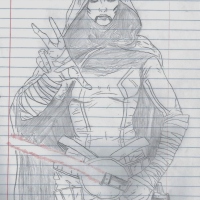 SuperDrawer Darth Vader`s Drawing of Asajj Ventress