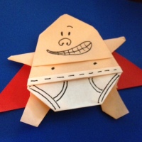 Tra La La! It's Origami Captain Underpants!!